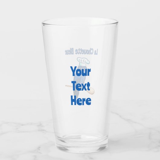 La Chouette Bleue Café Glas (Rückseite)