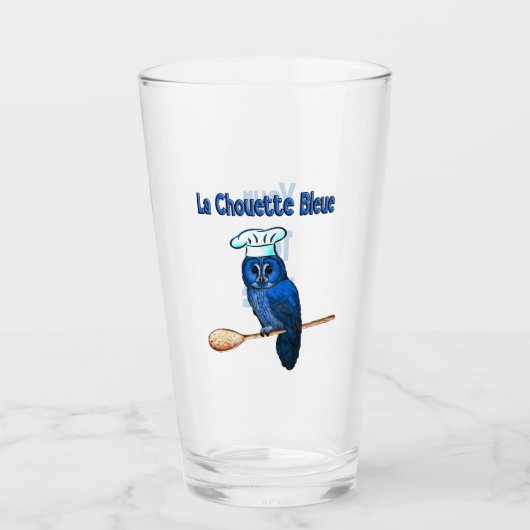 La Chouette Bleue Café Glas (Vorderseite)