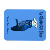 La Chouette Bleue Café Magnet (Horizontal)
