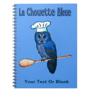La Chouette Bleue Café Notizblock