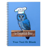 La Chouette Bleue Café Notizblock (Vorderseite)