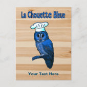 La Chouette Bleue Café Postkarte (Vorderseite)