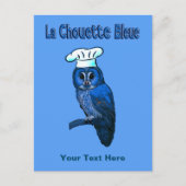 La Chouette Bleue Café Postkarte (Vorderseite)
