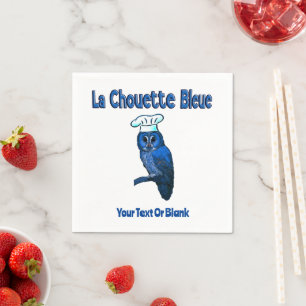 La Chouette Bleue Café Serviette