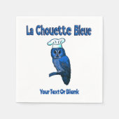 La Chouette Bleue Café Serviette (Vorderseite)