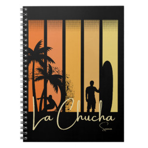 La Chucha Spanien Surfstrand Notizblock