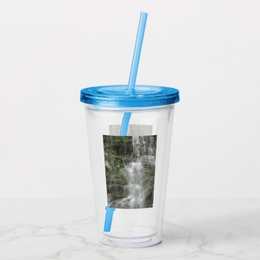 La Chute Wasserfall im Forillon Nationalpark Acryltrinkbecher (Rückseite)