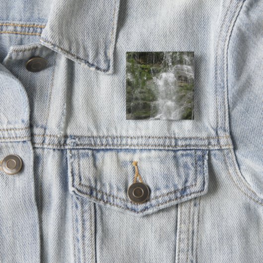 La Chute Wasserfall im Forillon Nationalpark Button (Beispiel)