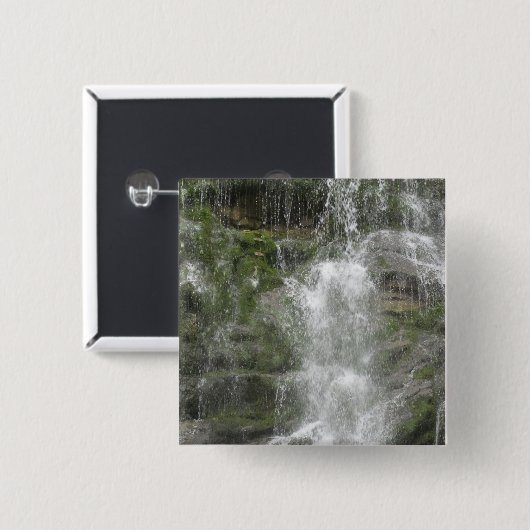 La Chute Wasserfall im Forillon Nationalpark Button (Vorne & Hinten)