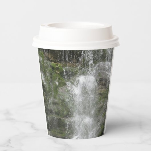 La Chute Wasserfall im Forillon Nationalpark Pappbecher (Rückseite)