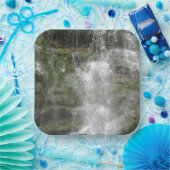 La Chute Wasserfall im Forillon Nationalpark Pappteller (Party)