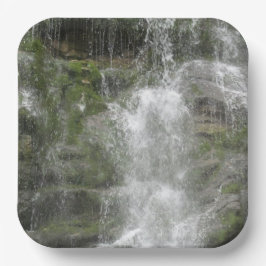 La Chute Wasserfall im Forillon Nationalpark Pappteller