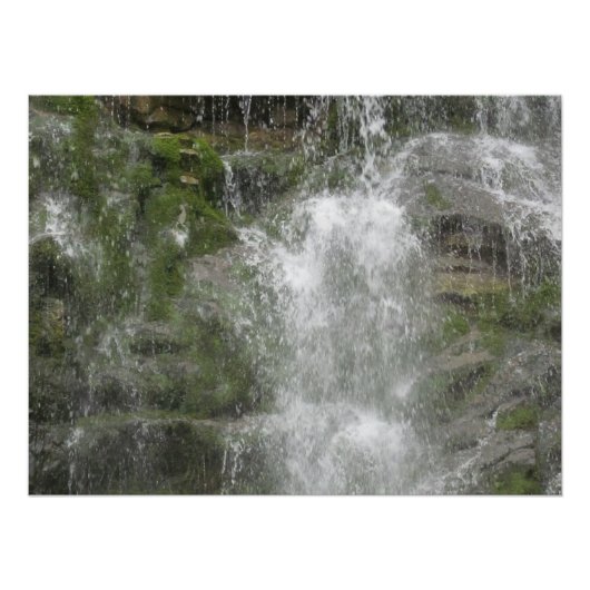 La Chute Wasserfall im Forillon Nationalpark Poster (Vorderseite)