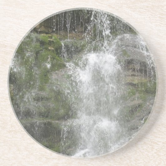 La Chute Wasserfall im Forillon Nationalpark Sandstein Untersetzer (Vorne)