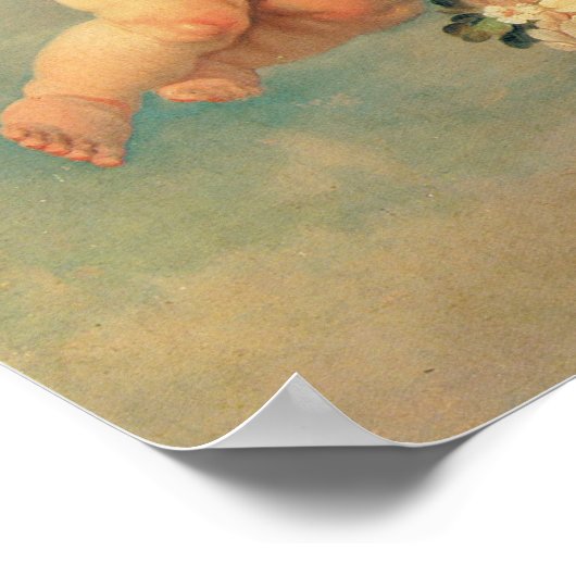 La Cible D'Amour (Liebe Target), 1758 Poster (Ecke)