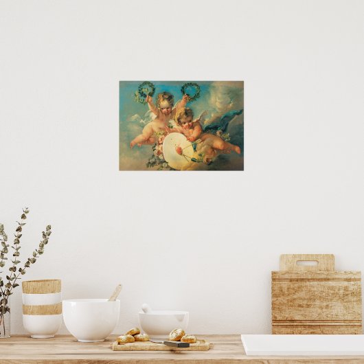 La Cible D'Amour (Liebe Target), 1758 Poster (Küche)