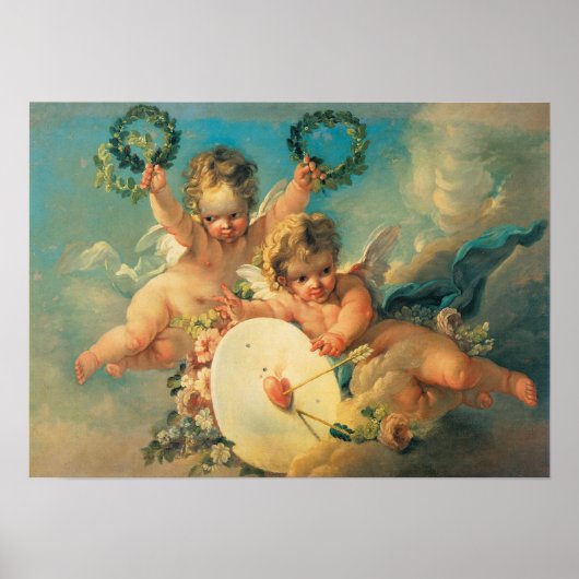 La Cible D'Amour (Liebe Target), 1758 Poster (Vorne)