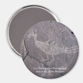 La Cieneguilla Petroglyph Santa Fe Magnet (Vorderseite/Rückseite)