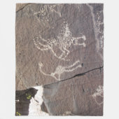 La Cieneguilla Petroglyph Site Santa Fe Fleecedecke (Vorderseite)