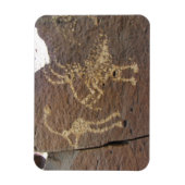 La Cieneguilla Petroglyph Site Santa Fe Magnet (Vertikal)