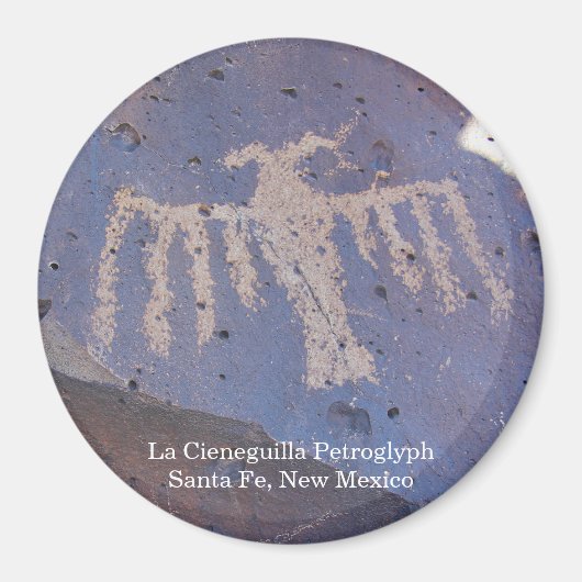 La Cieneguilla Petroglyphe Magnet (Vorne)