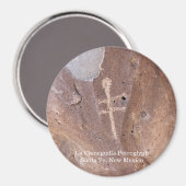 La Cieneguilla Petroglyphe Magnet (Vorderseite/Rückseite)