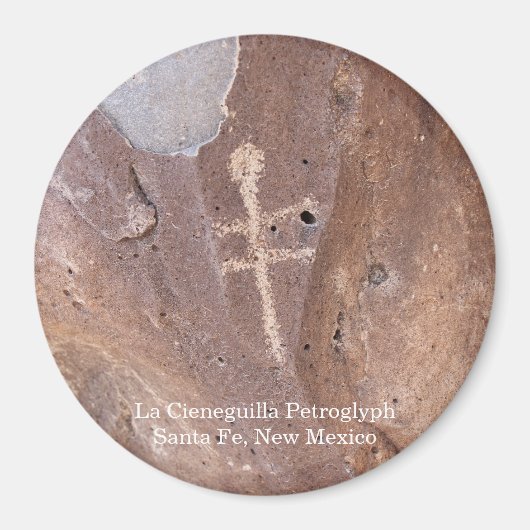 La Cieneguilla Petroglyphe Magnet (Vorne)
