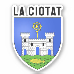 La Ciotat Wappen - Frankreich Aufkleber
