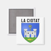 La Ciotat Wappen - Frankreich Magnet (Vorderseite/Rückseite)