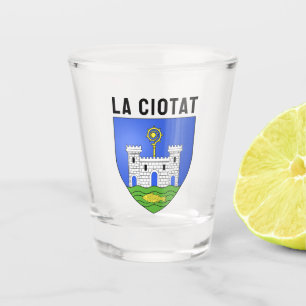 La Ciotat Wappen - Frankreich Schnapsglas