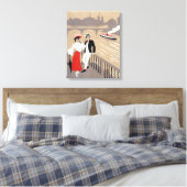 La Cite Art Deco Szene Leinwanddruck (Insitu (Schlafzimmer))