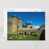 La Cite carcassonne Postkarte (Vorne/Hinten)