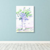 La citta' albero leinwanddruck (Insitu (Holzboden))