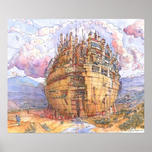 La Citta' Sferica Poster (Vorne)