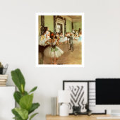 La Classe de Danse by Edgar Degas Poster (Heimbüro)