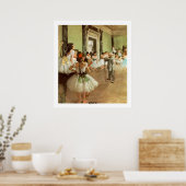La Classe de Danse by Edgar Degas Poster (Küche)
