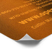 La Clemenza di Tito Poster (Ecke)