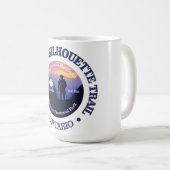La Cloche-Silhouette Trail (rd2) Kaffeetasse (VorderseiteRechts)