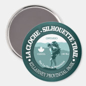 La Cloche - Silhouette Trail (T) Magnet (Vorderseite/Rückseite)