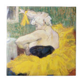 La Clownesse (Clown) Cha-U-Kao von Toulouse Lautre Fliese (Vorderseite)