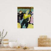 La Clownesse (Clown) Cha-U-Kao von Toulouse Lautre Poster (Küche)