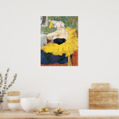 La Clownesse (Clown) Cha-U-Kao von Toulouse Lautre Poster (Küche)