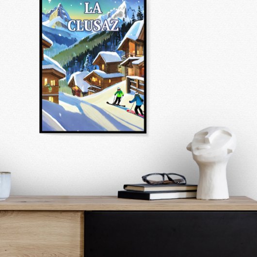 La Clusaz: Glanz der Schnee, echter Charme Poster
