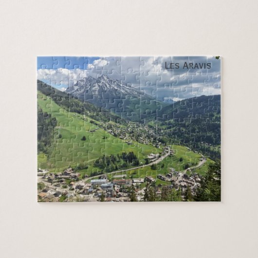 La Clusaz/Les Aravis, Französische Alpen Puzzle (Horizontal)