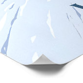 La Clusaz Snowboarden Reiseplakat Poster (Ecke)