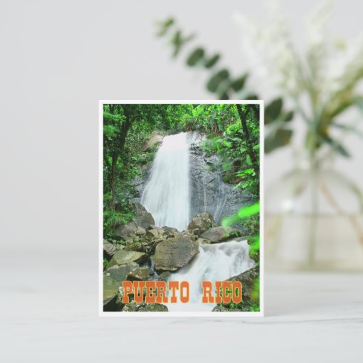 La Coca fällt Postkarte (Stehend Vorderseite)