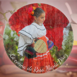La Cocina de Fiesta Flower 2555 Schneidebrett
