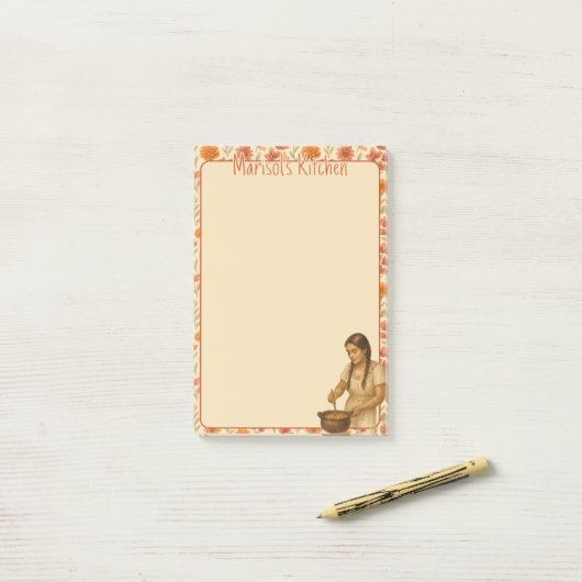 "La Cocina de Mama" My Recipes Post-it Notes Klebezettel (Auf Schreibtisch)