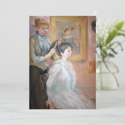 La Coiffure | Berthe Morisot (Stehend Vorderseite)