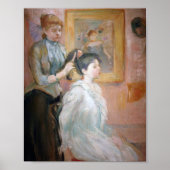 La Coiffure | Berthe Morisot Poster (Vorne)